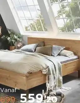 TotaalBED Bed Madrid | 140 x 200 cm | Imitatie Bianco Eiken aanbieding