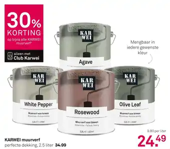 Karwei KARWEI muurverf aanbieding