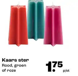 Kwantum Kaars ster aanbieding