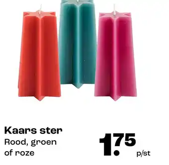 Kwantum Kaars ster aanbieding
