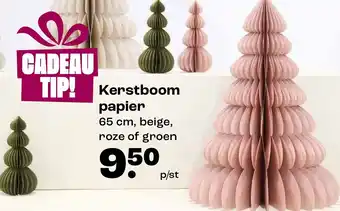 Kwantum Kerstboom papier aanbieding