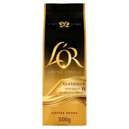 PLUS L'Or Crema classique koffiebonen aanbieding