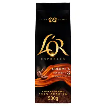 PLUS L'Or Espresso Columbia 8 koffiebonen aanbieding