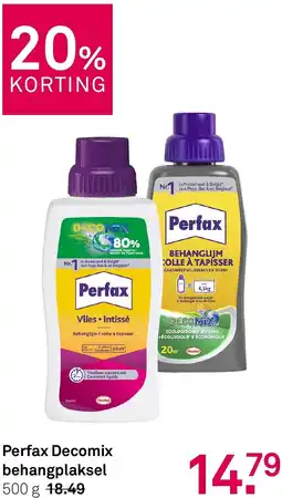 Karwei Perfax Decomix behangplaksel aanbieding
