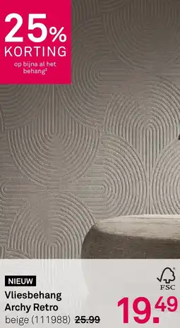 Karwei Vliesbehang Archy Retro aanbieding