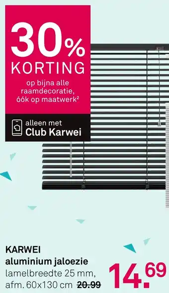 Karwei Karwei aluminium jaloezie aanbieding