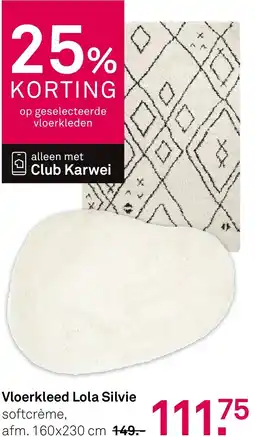 Karwei Vloerkleed Lola Silvie aanbieding