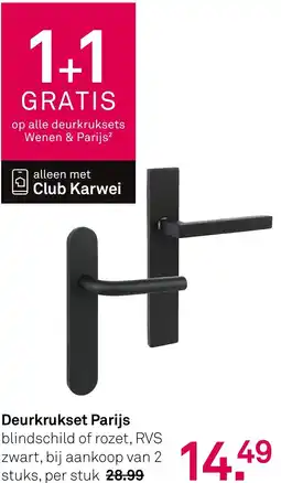 Karwei Deurkrukset Parijs aanbieding