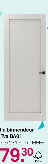 Karwei Lundia binnendeur Vika Tva BA01 aanbieding