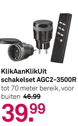 Karwei KlikAanKlikUit schakelset AGC2-3500R aanbieding