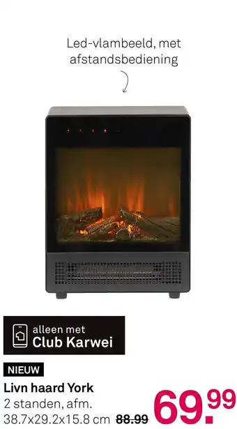 Karwei Livn haard York aanbieding