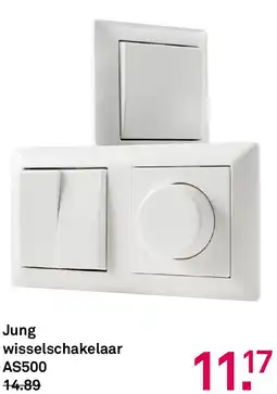 Karwei Jung wisselschakelaar AS500 aanbieding