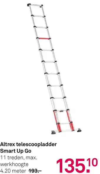 Karwei Altrex telescoopladder Smart Up Go aanbieding
