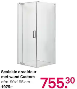 Karwei Sealskin draaideur met wand Custom aanbieding