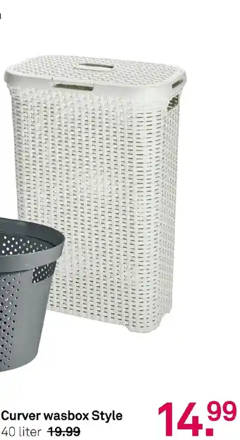 Karwei Curver wasbox Style aanbieding