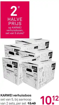 Karwei Karwei verhuisdoos aanbieding