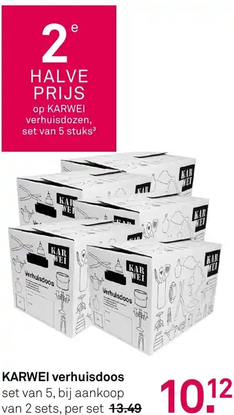 Karwei Karwei verhuisdoos aanbieding