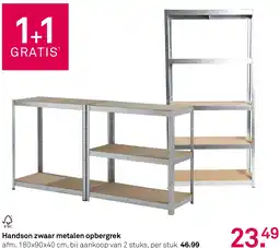 Karwei Handson zwaar metalen opbergrek aanbieding