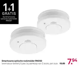 Karwei Smartwares optische rookmelder RM250 aanbieding