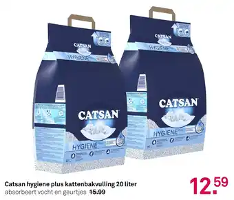 Karwei Catsan hygiene plus kattenbakvulling aanbieding