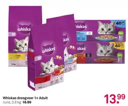 Karwei Whiskas droogvoer 1+ Adult aanbieding