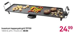 Karwei Inventum teppanyaki grill TP700 aanbieding