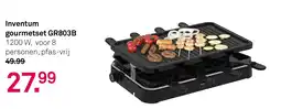Karwei Inventum gourmetset GR803B aanbieding