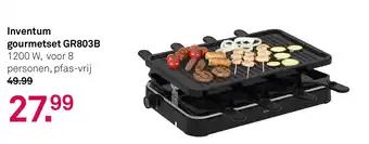 Karwei Inventum gourmetset GR803B aanbieding