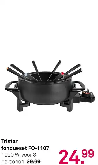 Karwei Tristar fondueset FO-1107 aanbieding