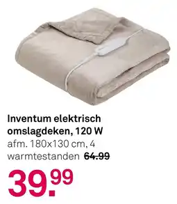 Karwei Inventum elektrisch omslagdeken, 120 W aanbieding