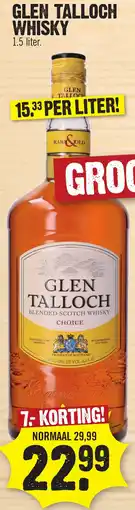 Super Dirck 3 Glen talloch whisky aanbieding