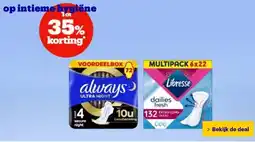 Bol.com op intieme hygiëne aanbieding