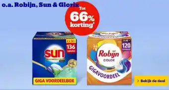 Bol.com o.a. Robijn, Sun & Glorix aanbieding