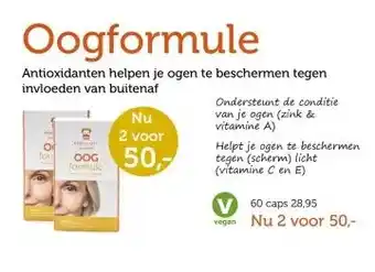 De Rode Pilaren Oogformule aanbieding
