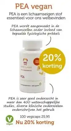 De Rode Pilaren PEA vegan aanbieding