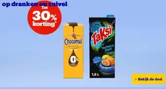 Bol.com op dranken en zuivel aanbieding