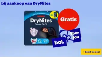 Bol.com bij aankoop van DryNites aanbieding