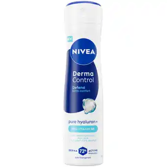 Albert Heijn NIVEA Derma control defend deodorant spray aanbieding