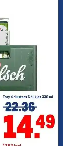 Makro Grolsch pils aanbieding