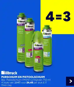 BOUWMAAT Illbruck purschuim en pistoolschuim aanbieding