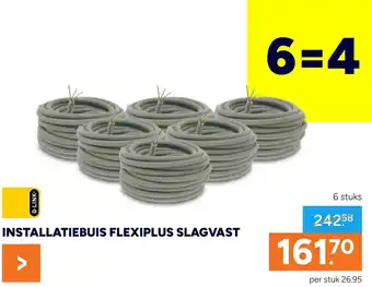 BOUWMAAT Q-link Installatiebuis flexiplus slagvast aanbieding