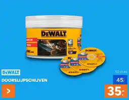 BOUWMAAT Dewalt Doorslijpschijven aanbieding