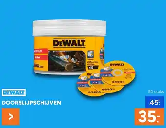 BOUWMAAT Dewalt Doorslijpschijven aanbieding