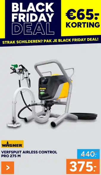 BOUWMAAT Wagner Verfspuit airless control pro 275 m aanbieding