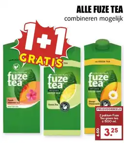 De Boerenschuur Alle fuze tea aanbieding