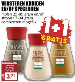 De Boerenschuur Verstegen kruiden en/of specerijen aanbieding