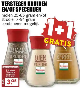 De Boerenschuur Verstegen kruiden en/of specerijen aanbieding