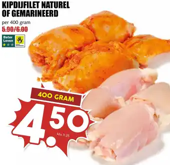 De Boerenschuur Kipdijfilet naturel of gemarineerd aanbieding