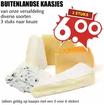 De Boerenschuur Buitenlandse kaasjes aanbieding