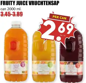 De Boerenschuur Fruity juice vruchtensap aanbieding